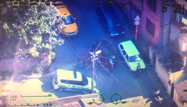 Uyuşturucu Operasyonu Helikopter Kamerasında