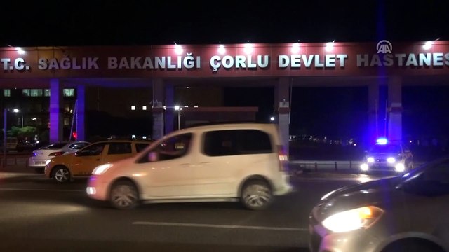 Tren kazası - Çorlu Devlet Hastanesi - TEKİRDAĞ
