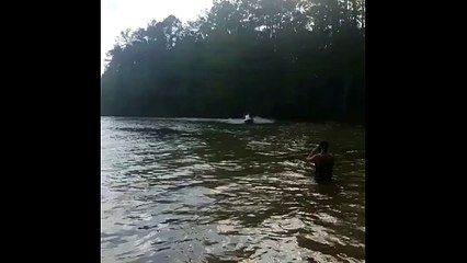 Jetski jumpin fail
