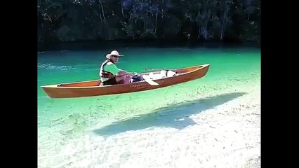 My opinion is that this video of clearest water is a fake