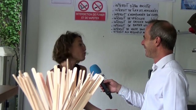 D!CI TV : l'affichage insolite de la buvette de Sainte-Croix-de-Verdon
