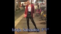 FILIPINO FEMALE CELEBRITIES REAL HEIGHT without HEELS