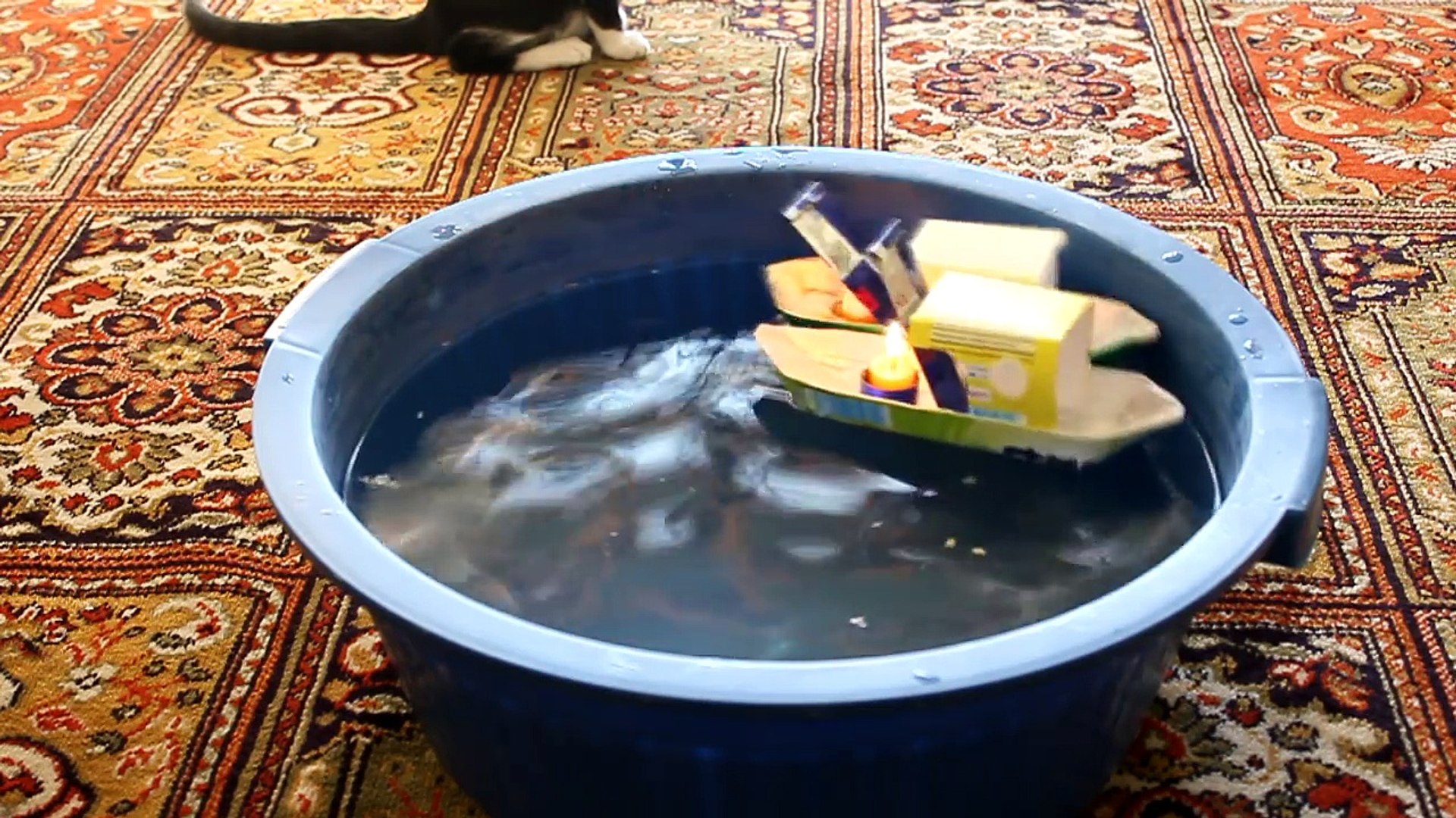 ⁣How to make a Pop Pop Boat
