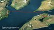 The Eysturoy sub – sea tunnel.The Eysturoy sub-sea tunnel will be some 11 kilometres long, making it the longest sub-sea tunnel on the Faroe Islands. By way of