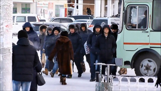 56 C 69 F from Yakutsk to Oymyakon in winter THE MOVIE HD 2015