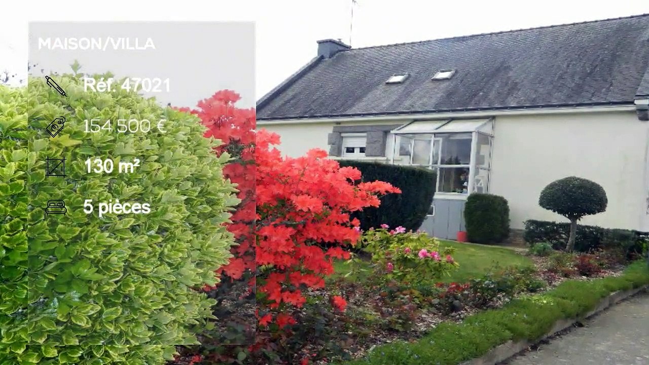 A vendre - Maison/villa - PONTIVY (56300) - 5 pièces - 130m²