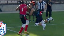 Former Texans WR Darnell Jenkins gets both feet down for Code Red's first TD