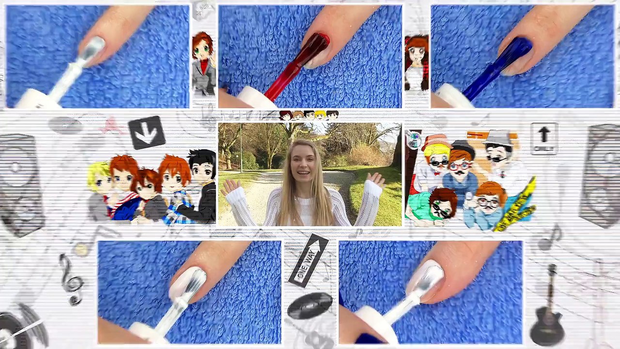 1D Nails One Direction Nail Art