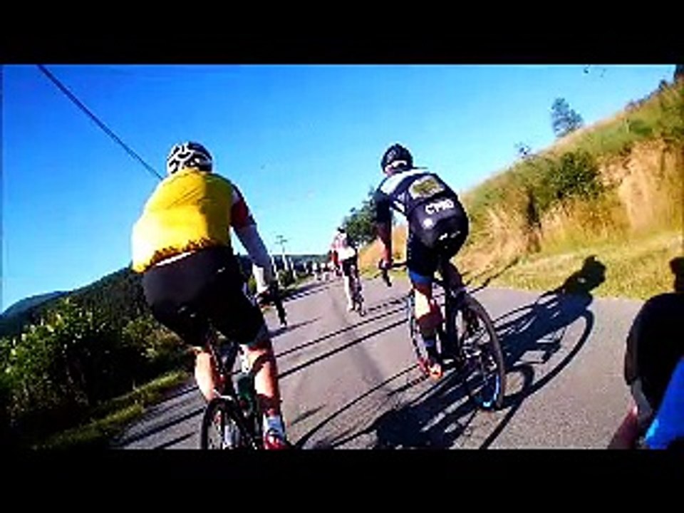 L'Ardechoise sur le vélo de Cédric