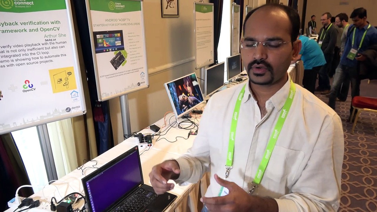 Linaro shows Video Playback Verification with Robot framework and OpenCV