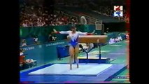 Isabelle SEVERINO (FRA) vault - 1996 Atlanta Olympics Team Optionals