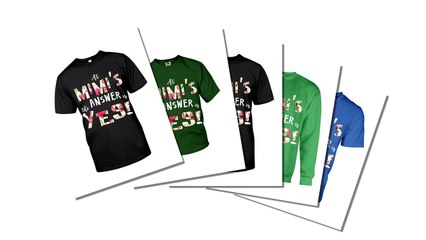 Floral At Mimi’s the answer is yes shirt and flowy tank