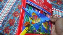 Faber-Castell  24 water colour pencils_paint Brush Unboxing ( 78 )