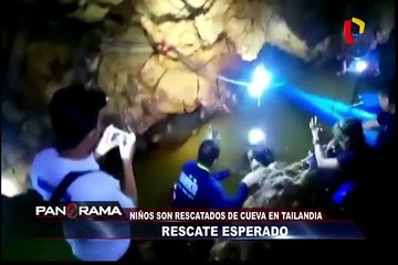 Rescate esperado: niños son rescatados de cueva en Tailandia