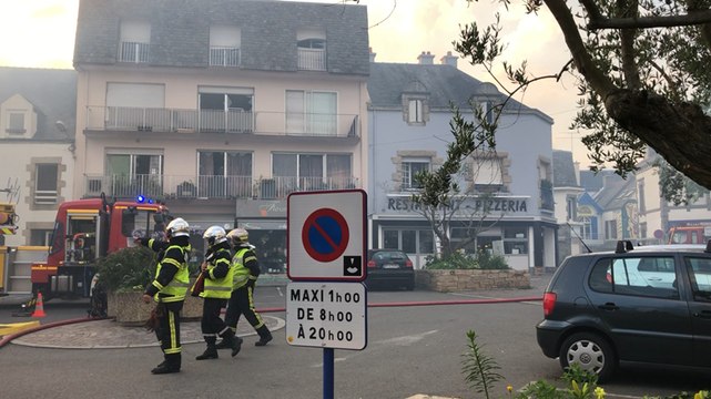 Explosion dans le centre-ville de Quiberon