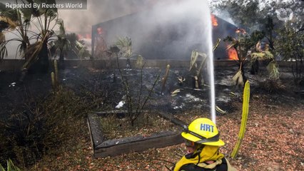 Heat Relief On the Way For California Firefighters