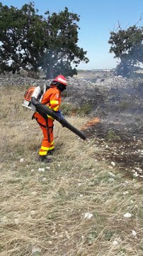 Andria: incendio in Via Vecchia Spinazzola