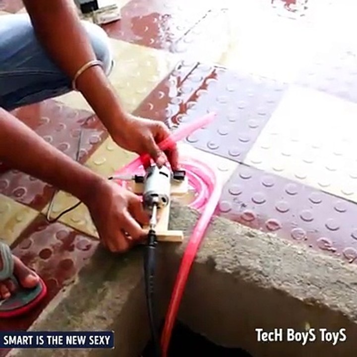 How to make a real submersible water pump. via TecH BoyS ToyS