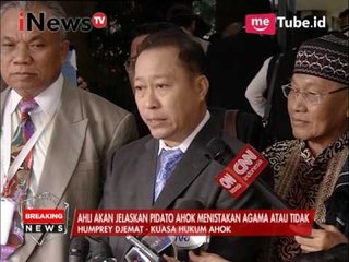 Humprey Djemat : Ahli yang kami hadirkan hari ini sangat special - iNews Breaking News 21/03