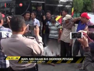 Berjudi Didalam Bus, 5 Orang Ditangkap Polisi di Demak, Jateng - Police Line 08/02