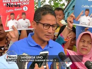 Download Video: Sandiaga Sapa Warga Matraman & Dengarkan Keluhan Warga - iNews Petang 08/02