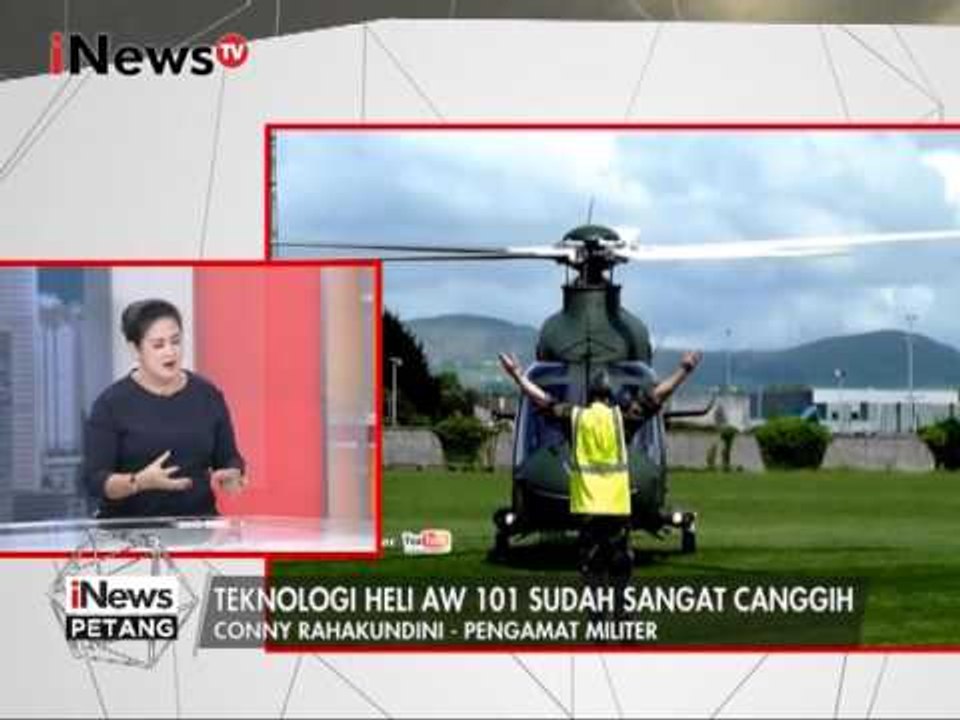 Pengamat Militer : Teknologi Heli AW 101 Sudah Sangat Canggih - iNews Petang 08/02