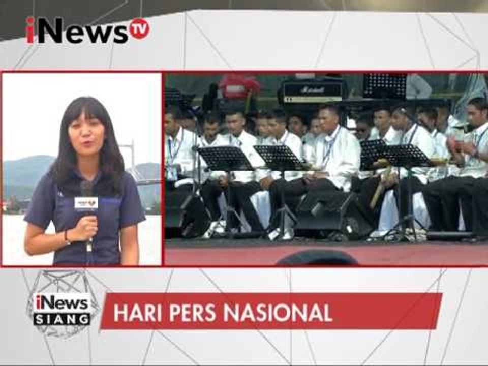 Live Report : Gesmy Sitanggang : Presiden hadiri puncak perayaan HPN 2017 - iNews Siang 09/02