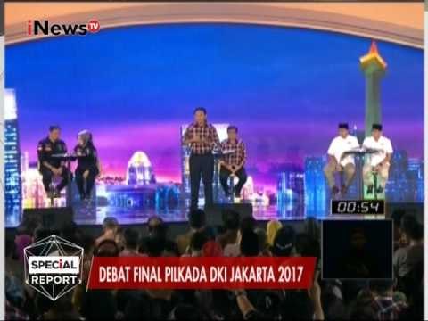 Ahok : Kami telah berhasil bangun 188 ruang publik terpadu ramah anak - Debat Pilkada DKI III