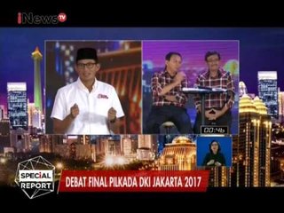 Sandiaga : Kami akan berikan kredit rumah tanpa DP - Debat Pilkada DKI III