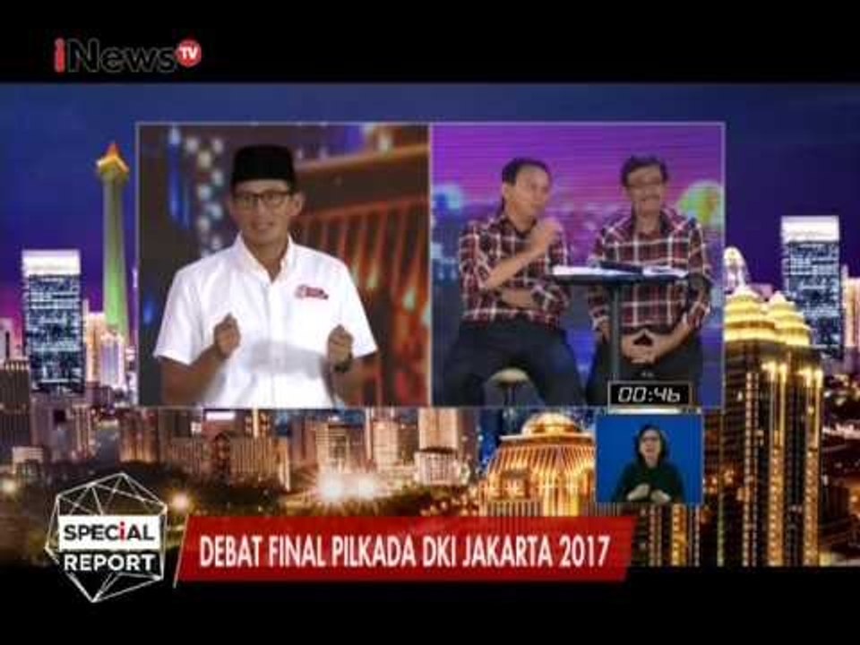 Sandiaga : Kami akan berikan kredit rumah tanpa DP - Debat Pilkada DKI III