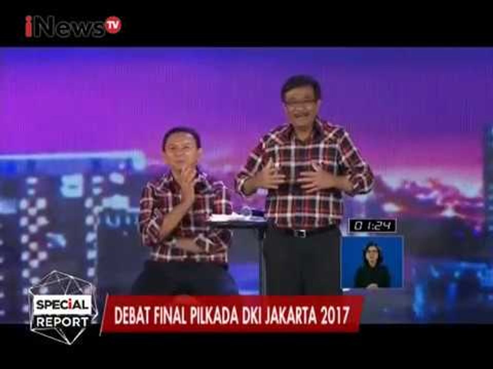 Djarot : Kami Apresiasi Kedua Paslon Lain Untuk Pilkada yang Damai - Debat Pilkada DKI III