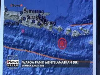 Gempa 5,2 SR di Selatan Pulau Bali, Warga panik menyelamatkan diri - iNews Malam 12/02