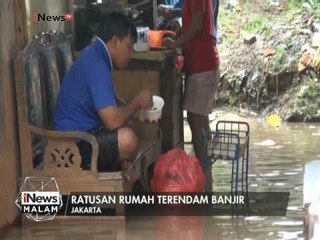 Untuk pertama kalinya di Tahun 2017, Ratusan rumah di Jakarta terendam banjir - iNews Malam 12/02