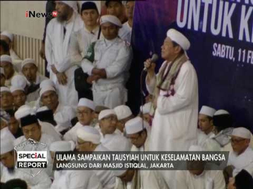 Tausyiah berlangsung di Masjid Istiqlal, kali ini dari Ulama luar Jakarta - Special Report 11/02