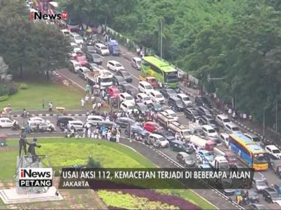 Usai aksi 112, kemacetan terjadi di beberapa jalan Ibukota - iNews Petang 11/02