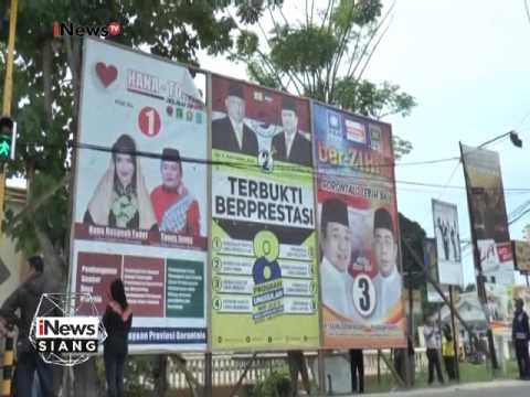 Memasuki minggu tenang, Satpol PP membongkar paksa baliho Paslon Walikota - iNews Siang 12/02