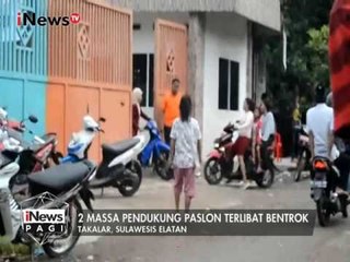 Download Video: 2 Massa Pendukung Paslon Bupati di Sulsel Saling Serang Dengan Batu - iNews Pagi 13/02