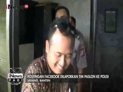 Postingan Sosmed Menghina Nama Baik Paslon Cawagub Banten, Dilaporkan Polisi - iNews Pagi 13/02