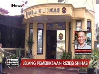 Jelang pemeriksaan, Rizieq Shihab nyatakan akan hadiri pemeriksaan - iNews Petang 12/02