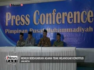 Haedar Nasir : Memilih berdasarkan Agama tidak melanggar Konstitusi - iNews Pagi 14/02