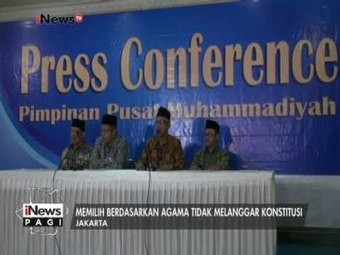 Haedar Nasir : Memilih berdasarkan Agama tidak melanggar Konstitusi - iNews Pagi 14/02