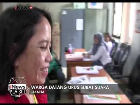 Warga mendatangi Kelurahan untuk mengurus Surat Suara - iNews Pagi 15/02