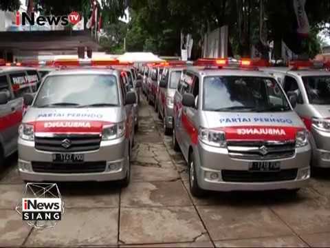 HT Melepas 37 Ambulans Perindo Tahap 4 ke DPW, DPD & DPC - iNews Siang 16/02