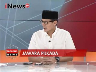 Sandiaga : Kami Anis Sandi komit solusi agar warga Jakarta mendapatkan kerja  - Breaking News 15/02