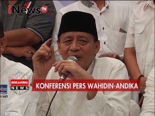 Konferensi Pers Wahidin Andika - Breaking News 15/02