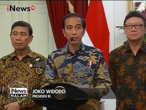 Presiden Jokowi Jumpa Pers Terkait Pilkada Serentak - iNews Malam 16/02