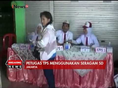 Kocak! Panitia di TPS 45 Kebon Pala menggunakan seragam SD - Breaking News 15/02