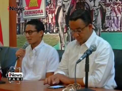 Anies-Sandi serahkan urusan koalisi pada partai pengusung mereka - iNews Pagi 17/02