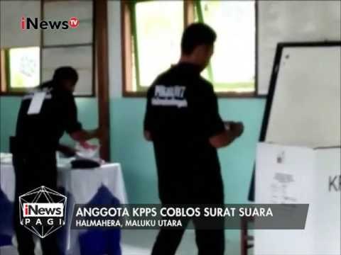 Anggota KPPS Halmahera kedapatan coblos surat suara - iNews Pagi 17/02