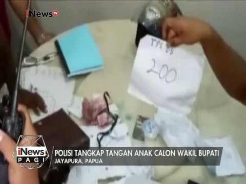 Polisi tangkap tangan anak calon Bupati Papua - iNews Pagi 18/02